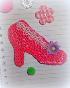 Free High Heel Shoe Motif Crochet Pattern By Niftynnifer