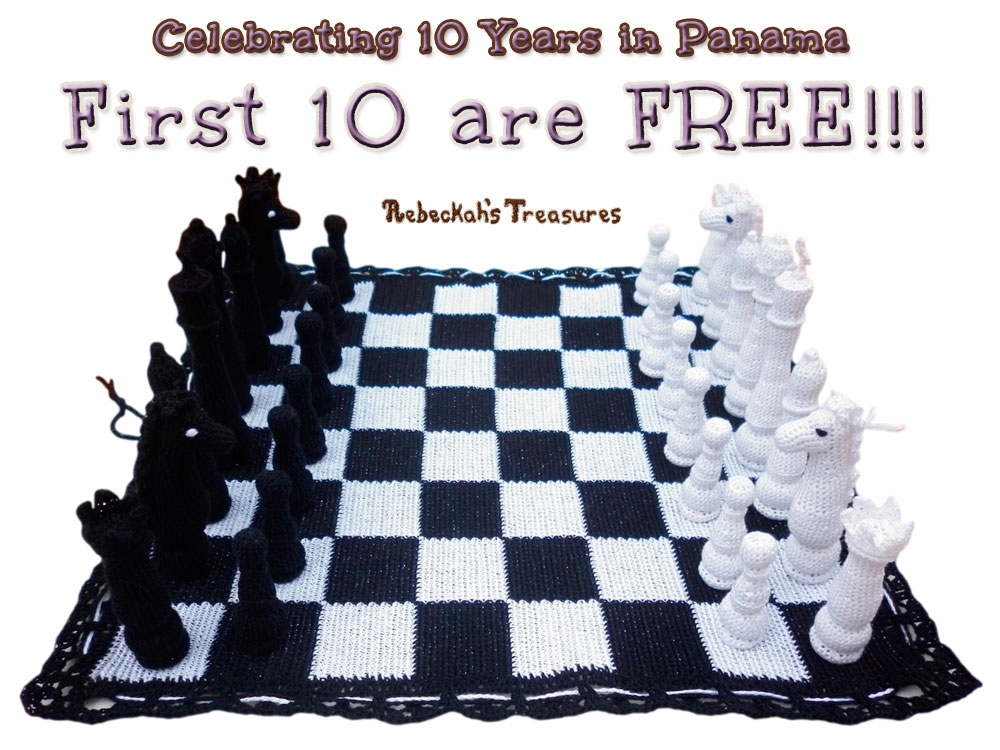 First 10 Copies of the Chess Pattern are FREE!!! Next 10 are 75% OFF... via @beckastreasures