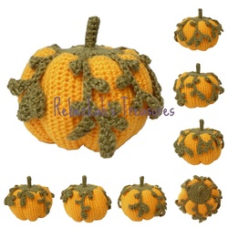#1 Jumbo Dwarf Crochet Pumpkin Pattern