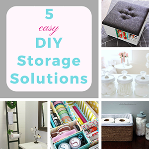 5 Easy DIY Storage Solutions | Featured at Saturday Link Party #63 via @beckastreasures with #KeepingItReal | Join the latest parties here: https://goo.gl/uUHihU #crochet