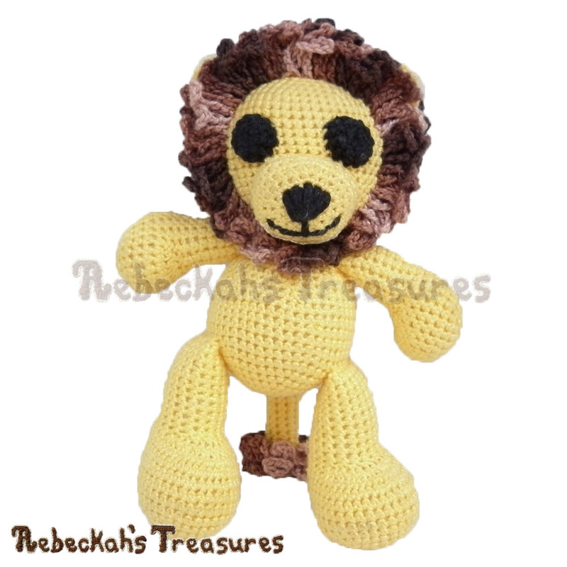 Amigurumi Abayomi Lion Cal - Part 1 via @beckastreasures / Join me as we crochet this adorable amigurumi Abayomi Lion, who brings happiness to all who meet him!