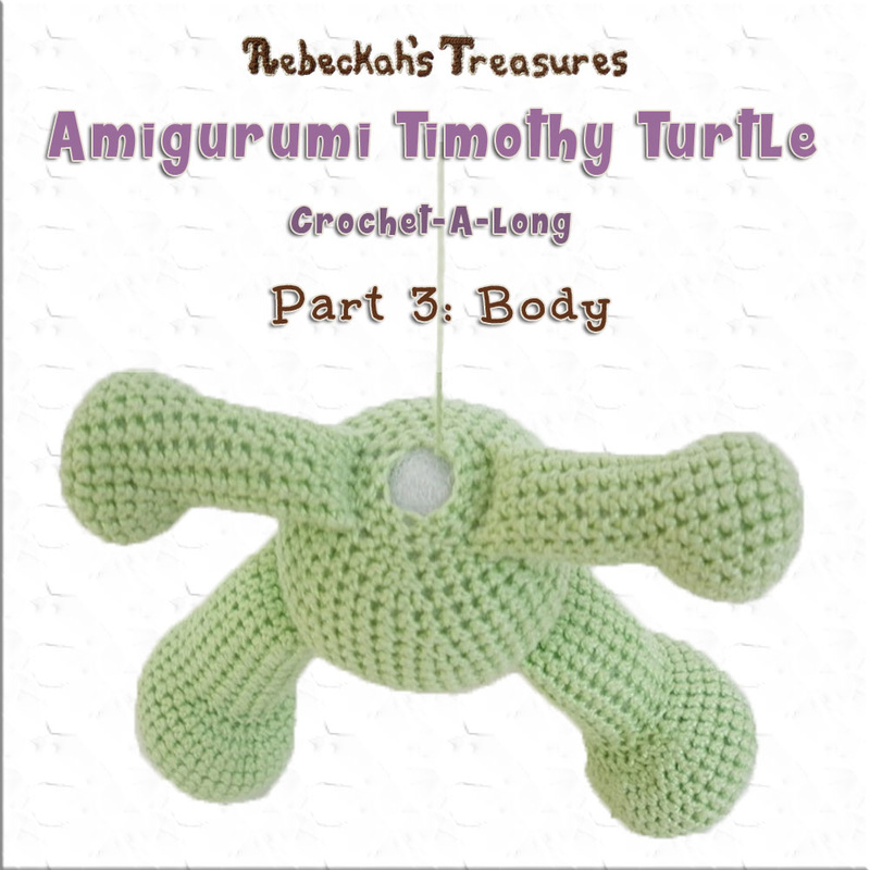 Timothy Turtle #CAL Part 3: Body with @beckastreasures / Join the fun as we crochet this cute amigurumi turtle!