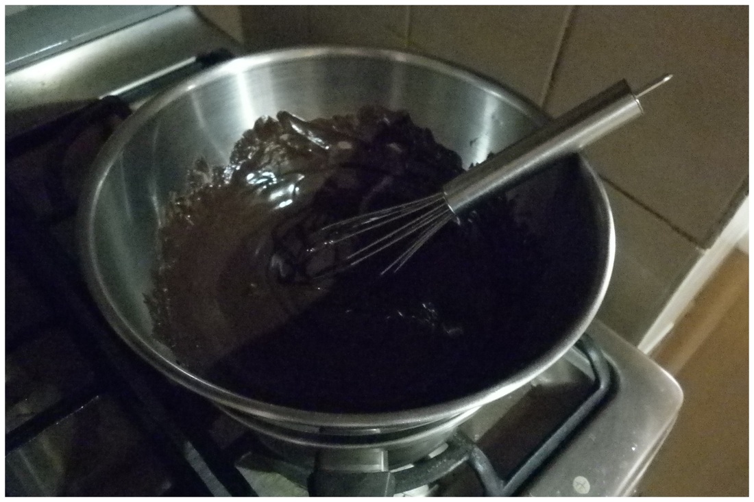 Chocolate Cheesecake - Step 3: Melt the Chocolate @beckastreasures