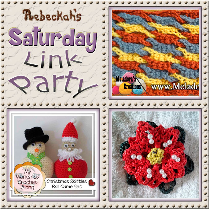 Share what you're making, increase your reach and have some fun with Rebeckah's 22nd Saturday Link Party with @beckastreasures