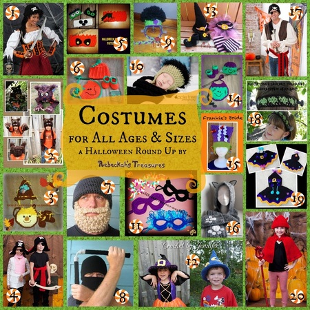 Costumes for Halloween Crochet Round Up