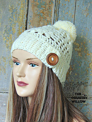 Bohemian Winter Hat - Free Crochet Pattern by @countrywillow12 | Featured at Country Willow Designs - Sponsor Spotlight Round Up via @beckastreasures | #fallintochristmas2016 #crochetcontest #spotlight #crochet #roundup
