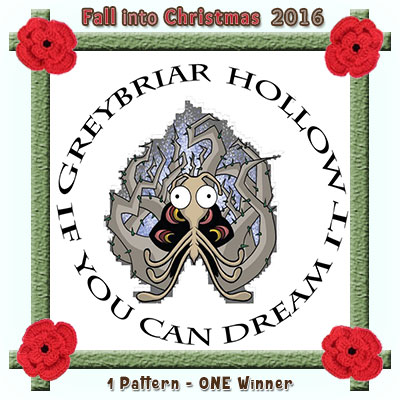 Greybriar Hollow is a prize sponsor in this year's Fall into Christmas #crochet #contest hosted by @beckastreasures with #greybriarhollow! | SUBMISSIONS close December 4th, 2016 | VOTING begins December 5th, 2016 | What are you waiting for? Submit your 3 favourite projects TODAY and #WIN!!! | Learn more here: https://goo.gl/zYdFsN #fallintochristmas2016