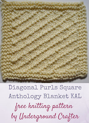 Diagonal Purls Square Anthology Blanket KAL | Featured at Saturday Link Party #60 via @beckastreasures with @ucrafter | Join the latest parties here: https://goo.gl/uUHihU #crochet