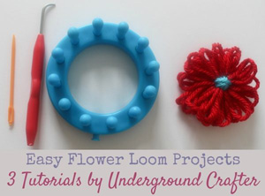 Easy Flower Loom Projects | Featured on @beckastreasures Saturday Link Party 53 with @UCrafter!