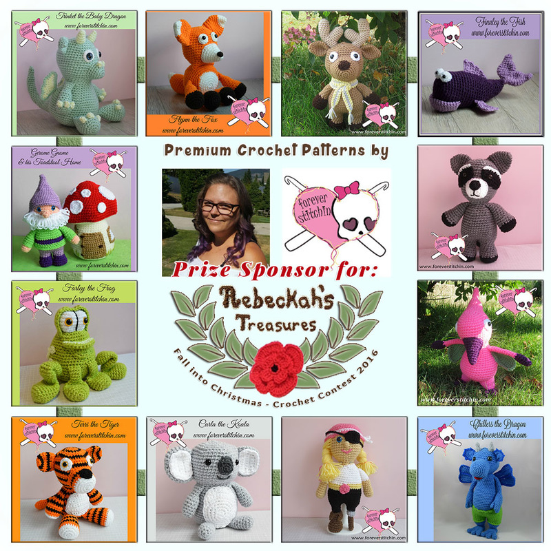 Premium Crochet Patterns by @foreverstitchin to BUY or #WIN! | Featured at Forever Stitchin - Sponsor Spotlight Round Up via @beckastreasures | #fallintochristmas2016 #crochetcontest #spotlight #crochet #roundup