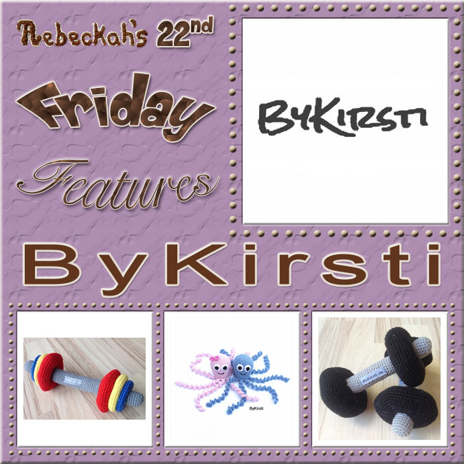 Meet ByKirsti! | Friday Feature #22 via @beckastreasures with  #ByKirsti | See 3 #crochet + #knit pattern features we all love and get to know her more! | See the latest designer features here: https://goo.gl/UIvoYx OR SIGN UP to get featured at Rebeckah's Treasures here: https://goo.gl/xjDP52