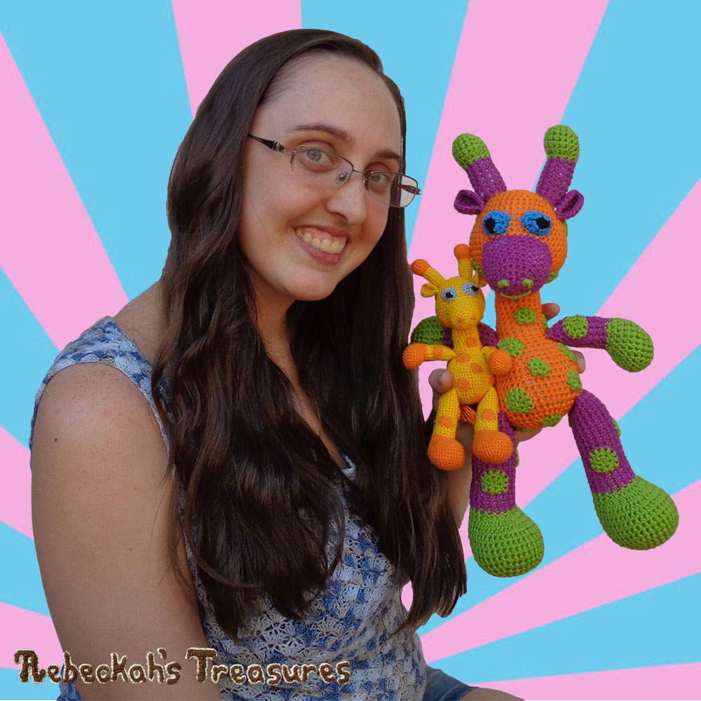 Otis, April & ME Together Again! | #Otis #Giraffe - #Amigurumi Crochet-A-Long by @beckastreasures | #OtisGiraffeCAL Part 5: FACIAL FEATURES (muzzle, ears, eyes, horns) - Watch 4 #Video #Tutorials AND #Download the crochet pattern for this part of the #CAL in #English #Dansk #Nederlands #Deutsche #עִברִית #Español & #Svenska! | #crochet #pattern #April #YouTube