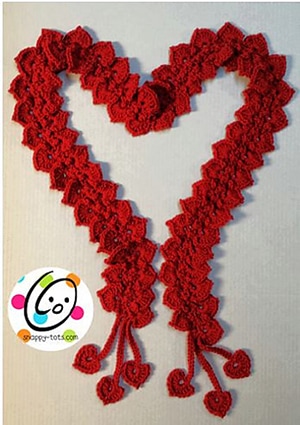 Hearts of Love Sweater by @SnappyTots | via I Heart Clothes - A LOVE Round Up by @beckastreasures | #crochet #pattern #hearts #kisses #valentines #love