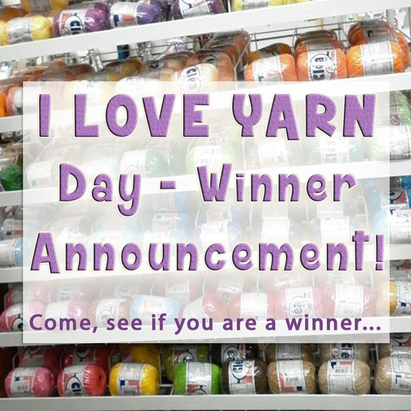 I Love Yarn Day - Winner Announcement via @beckastreasrues | Come see if you are a prize winner, plus get 75% off your next order by Sunday, October 23rd, 2016!