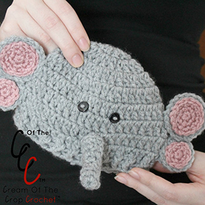 Elephant Hats (Preemie/NB) - Crochet Pattern by @COTCCrochet | Featured at Cream of the Crop Crochet - Sponsor Spotlight Round Up via @beckastreasures | #fallintochristmas2016 #crochetcontest #spotlight #crochet #roundup