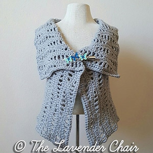 Lacy Waves Vest | Featured at Tuesday Treasures #28 via @beckastreasures with @LavenderChair | #crochet