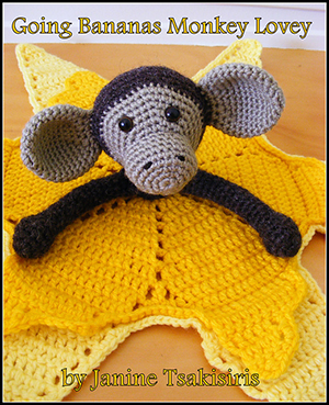 Going Bananas Monkey Lovey - Crochet Pattern by #NeensCrochetCorner | Featured at Neen's Crochet Corner - Sponsor Spotlight Round Up via @beckastreasures | #fallintochristmas2016 #crochetcontest #spotlight #crochet #roundup