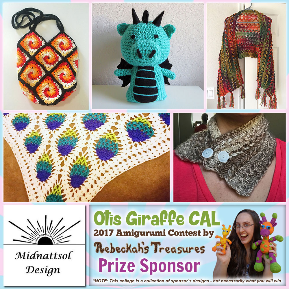 Midnattsol Design | Prize Sponsor in the #OtisGiraffeCAL #Contest by @beckastreasures with #MidnattsolDesign | #CAL in #English #Dansk #Nederlands #Deutsche #עִברִית #Español & #Svenska | Crochet your giraffe today and enter the contest for a chance to win prizes from 13 businesses! | Submissions through to the end of the day EST on May 31st, 2017 | #otis #giraffe #amigurumi #crochet #pattern #contest #April #May #June #YouTube