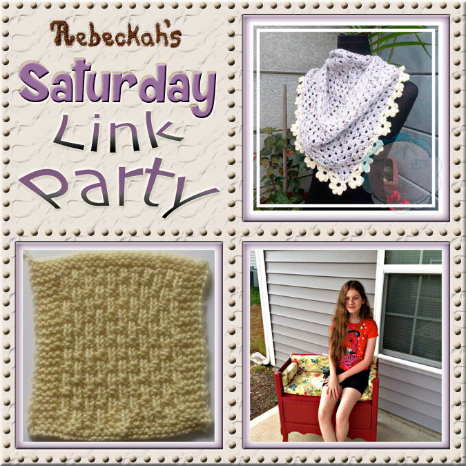 Increase your reach, make new friends and have some fun with Rebeckah's 52st Saturday Link Party via @beckastreasures | Featuring @CCWJoanita @UCrafter & @2CrochetHooks | Join the party any day from Saturday to Friday!