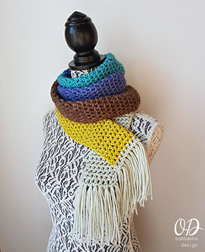 Sinfully Simple Unisex Winter Scarf | Featured at Tuesday Treasures #24 via @beckastreasures with @OombawkaDesign | #crochet