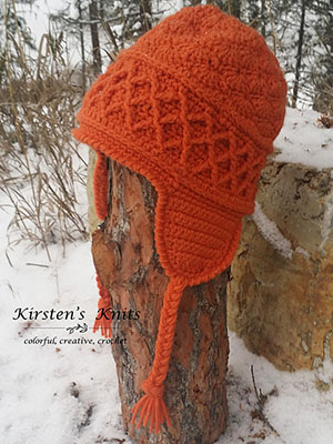 Snow Country Ski Hat | Friday Feature #19 via @beckastreasures with #KirstenHollowayDesigns #crochet | See the latest designer features here: https://goo.gl/UIvoYx OR SIGN UP to get featured at Rebeckah's Treasures here: https://goo.gl/xjDP52 #crochet