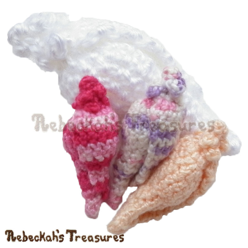 Spiral Conch Shell | FREE crochet pattern by @beckastreasures | Do you scavenge beaches for precious seashells? Keep memories of summer fun near you always with this gorgeous Spiral Conch Shell! Visit www.rebeckahstreasures.com #seashell #crochet #spiralconchshell #shell #treasure