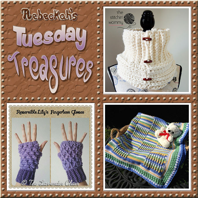 Tuesday Treasures #20 via @beckastreasures with @stitchin_mommy @LavenderChair & @PatternParadise | Come see 3 popular crochet pattern designs of today!