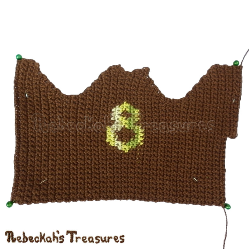 Working on Fashion Dude Running Tops - Brown with Green 8 - via @beckastreasures | Crochet patterns to come...