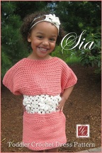 Yarn Obsession - Sia - Toddler Crochet Dress Pattern