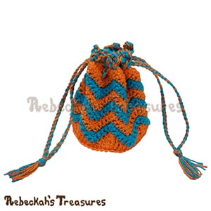 #7 - Chevron Coin Purse | 12 BEST FREE Crochet Patterns of ALL TIME - 2016 Edition by @beckastreasures from 2016