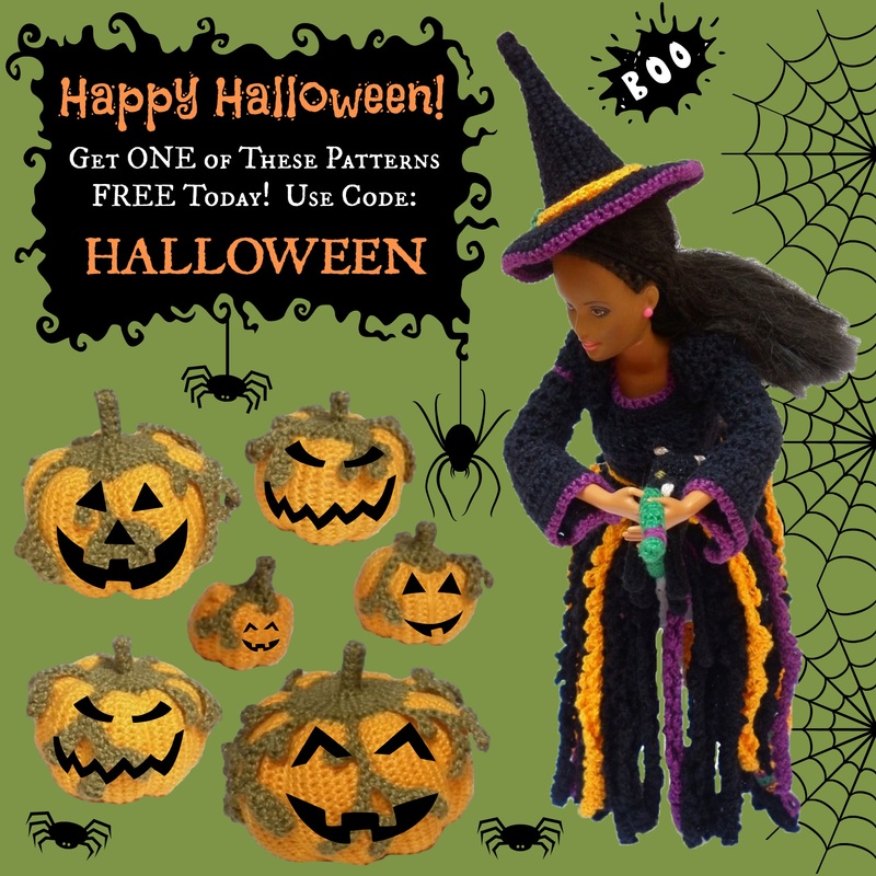 Happy Halloween 2014 - Grab a Free Pattern for Today ONLY! *Ends October 31st at 23:59 EST