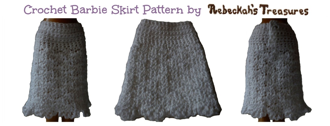 Crochet Barbie Skirt pattern