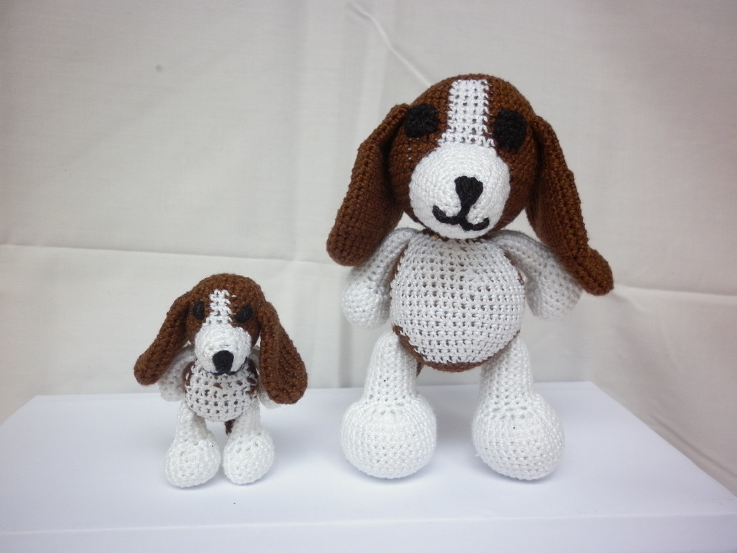 Crochet Basset Hound Amigurumi Dogs