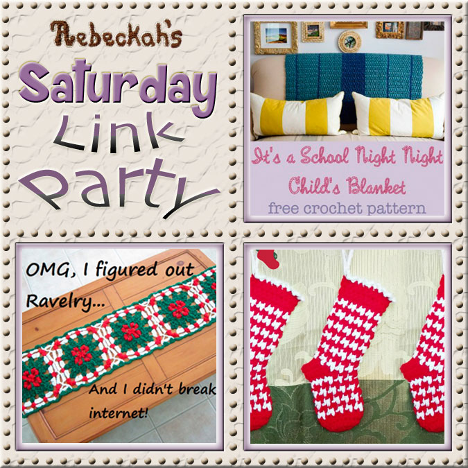 Share what you're making, increase your reach and have some fun with Rebeckah's 23rd Saturday Link Party with @beckastreasures