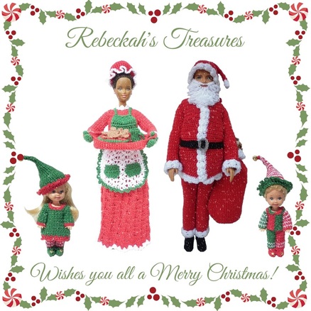 Rebeckah's Treasures Wishes You All a Merry Christmas!
