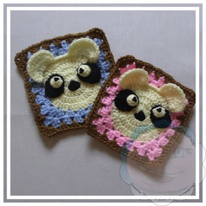 The Pandasy Granny Square by Joanita of Creative Crochet Workshop - Featured on @beckastreasures Saturday Link Party!
