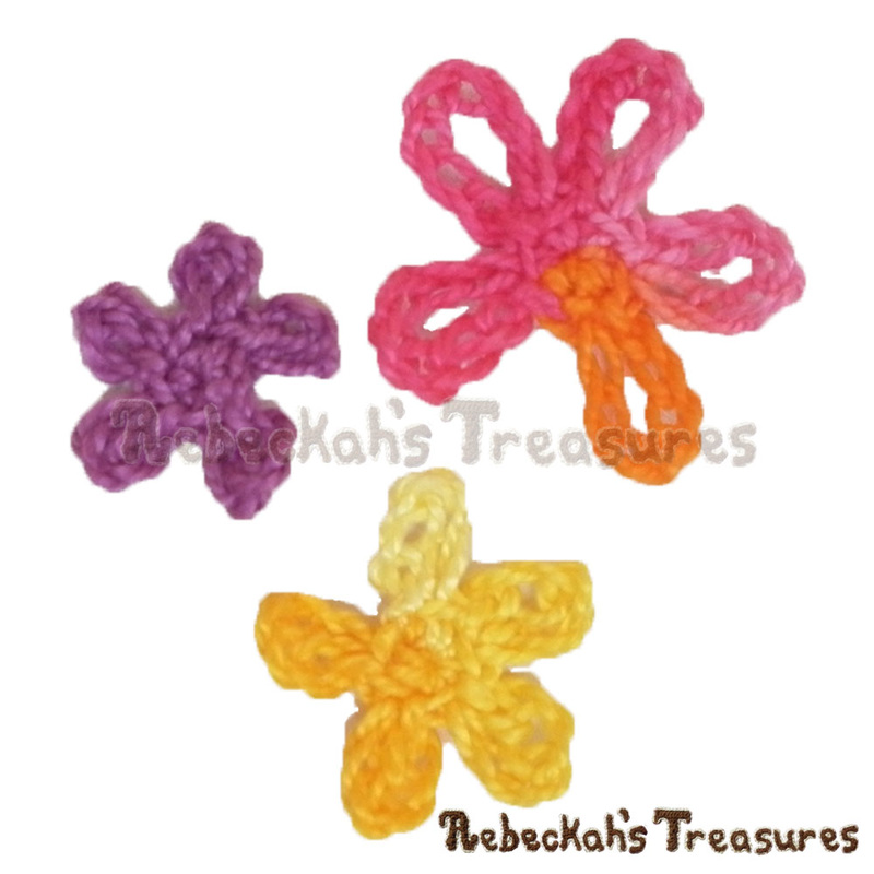 3 Cotton Thread Sea Flower Motifs | FREE crochet patterns via @beckastreasures | Enchanting appliqués for under the sea projects! #motif #crochet #seaflower