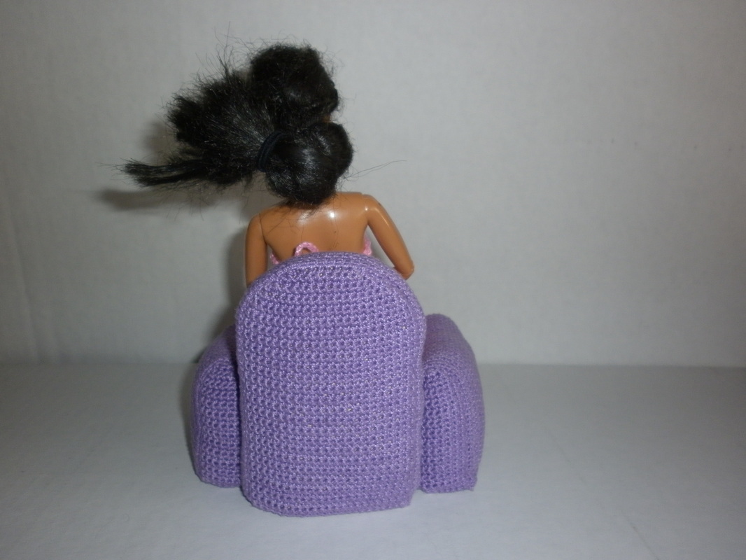 Crochet Barbie Armchair