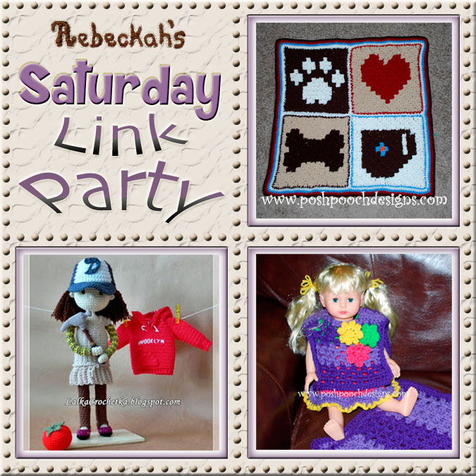 Share what you're making, increase your reach and have some fun with Rebeckah's 41st Saturday Link Party with @beckastreasures | Featuring @PoshPoochDesign