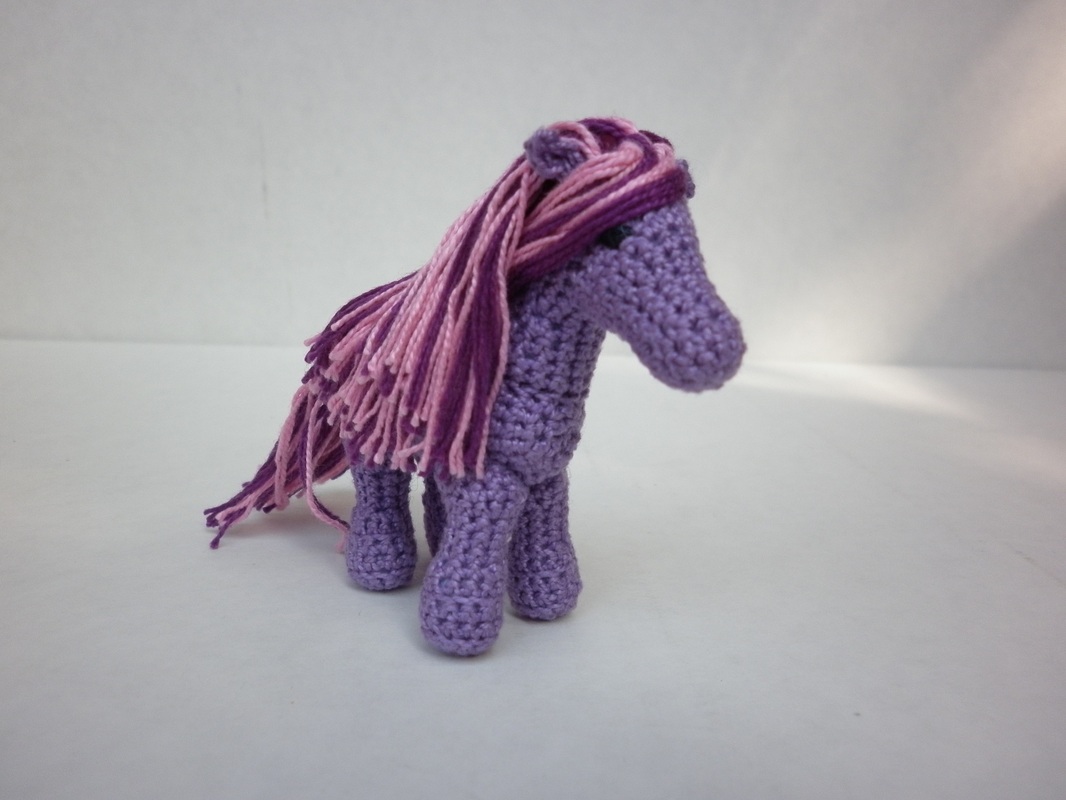 Commissioned Lavender Crochet Pony