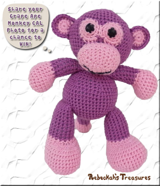 Share your Grape Ape Monkey CAL Photo for a chance to WIN!! via @beckastreasures