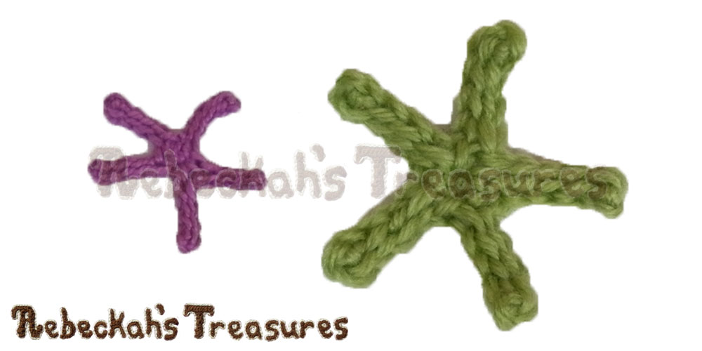 Large Starfish Motifs in cotton thread & sport yarn | FREE crochet patterns via @beckastreasures | Delightful appliqués for under the sea projects! #motif #crochet #starfish