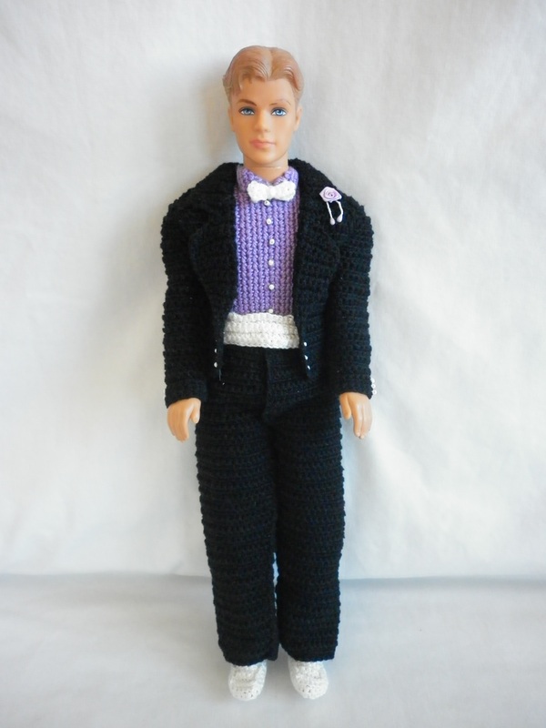 Crochet Ken Tuxedo