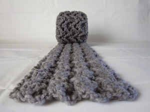 Reversible Tracks 'n' Tread Scarf by Jenny from Crochet is the Way - Featured on @beckastreasures Saturday Link Party!