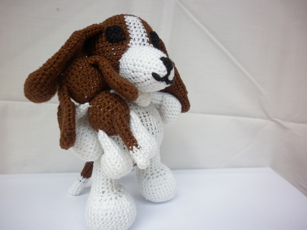 Crochet Basset Hound Amigurumi Dogs