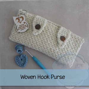 Woven Hook Purse by Joanita of Creative Crochet Workshop | Featured on @beckastreasures Saturday Link Party with @CCWJoanita!