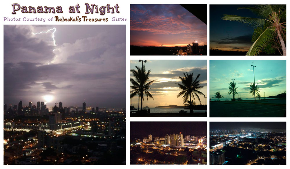 Panama City at Night via @beckastreasures