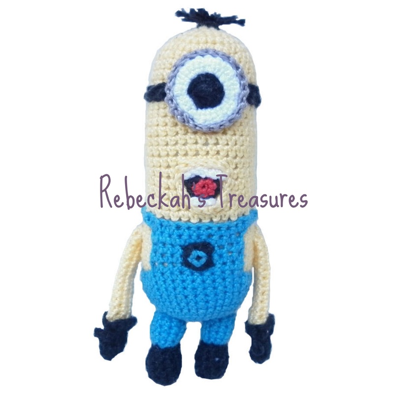 Crochet Mini Minion Army by Rebeckah's Treasures ~ Tallest Minion