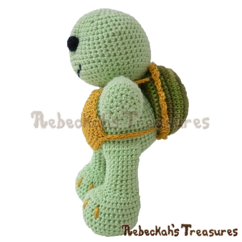 Timothy Turtle Free Crochet Pattern via @beckastreasures!
