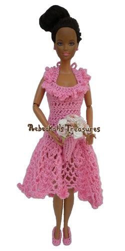 Isabel's Barbie Wedding ~ Barbie Bridesmaid Halter Neckline